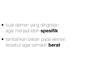 CSS Dasar #10 : Specificity | PDF