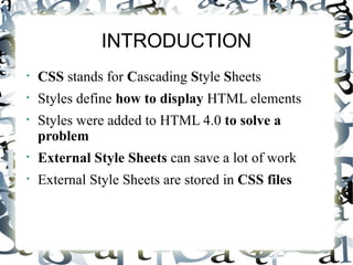 Css | PPT