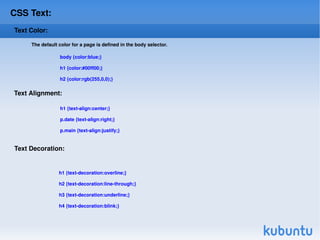 External Style Sheets are stored in CSS files 