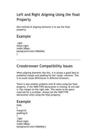 CSS Cheatsheet | PDF