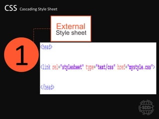 External
    Style sheet



1
 
