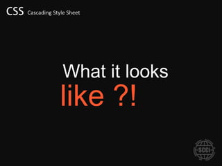 What it looks
like ?!
 