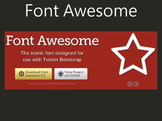 Font Awesome
 