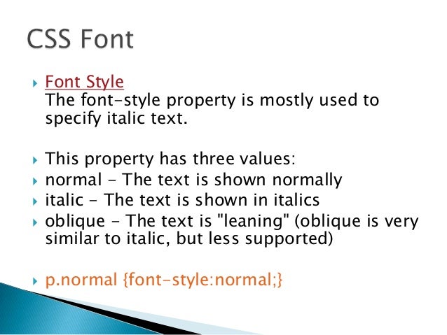 How To Italic In Css How To Italic In Css