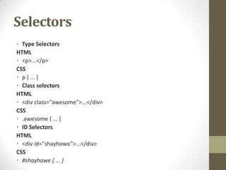 Css | PPT