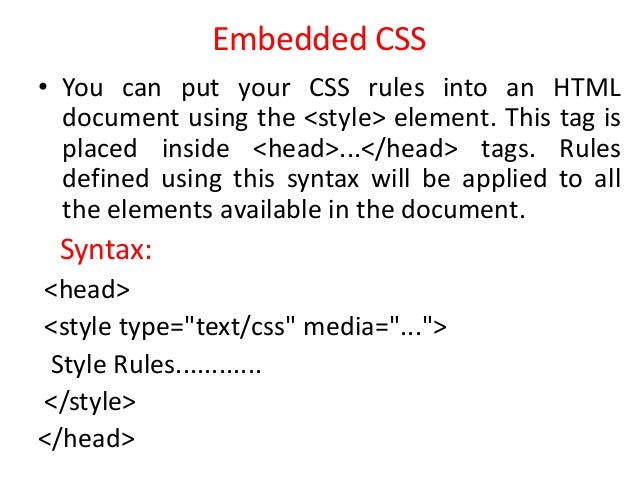 Css