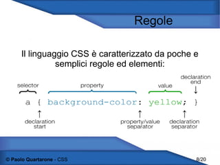 Introduzione al CSS | PDF