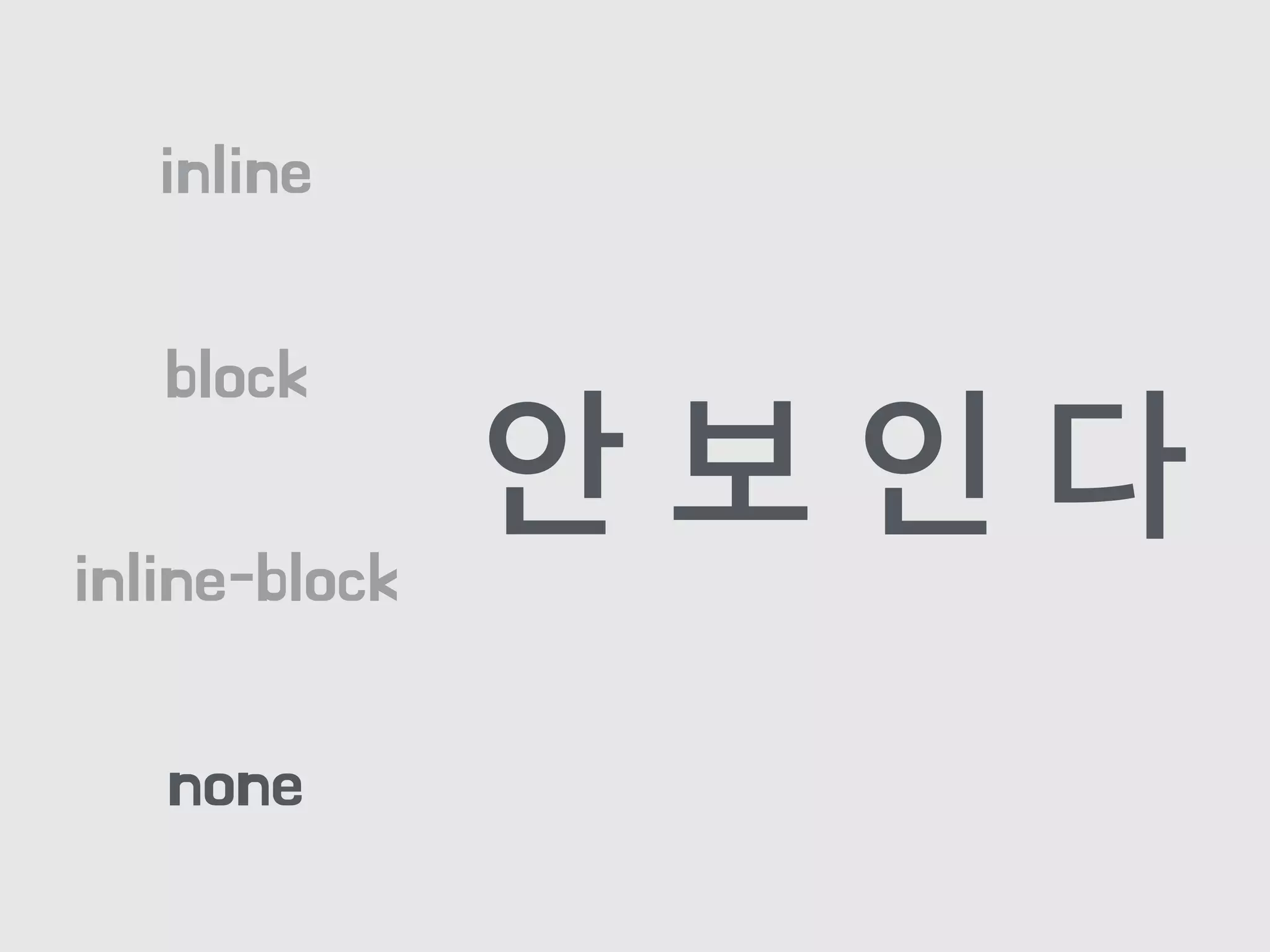 block
inline
inline-block
none
안 보 인 다
 