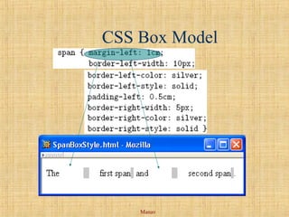 Manav
CSS Box Model
 