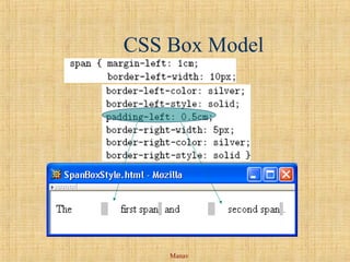 Manav
CSS Box Model
 