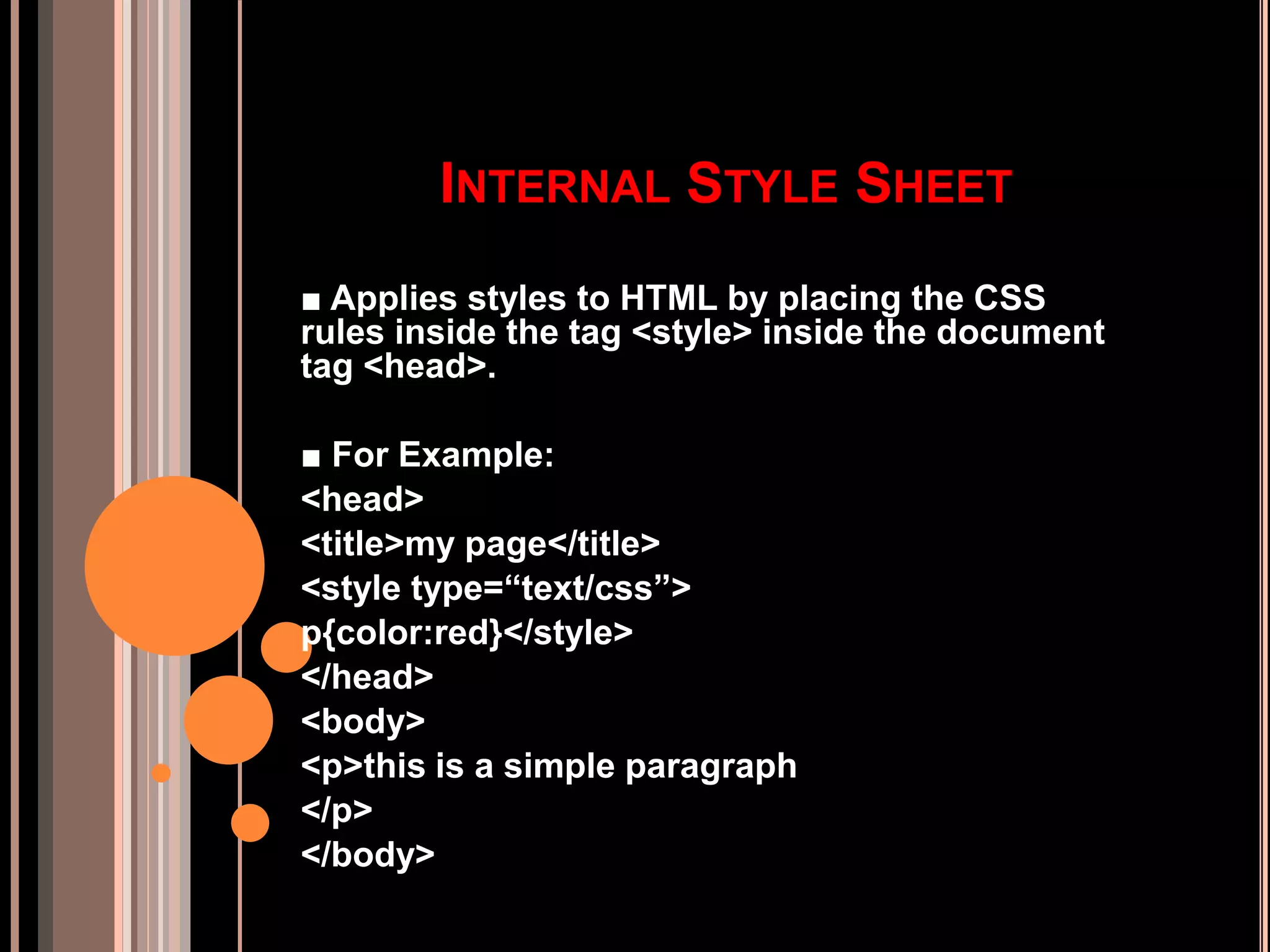 introduction to CSS | PPTX
