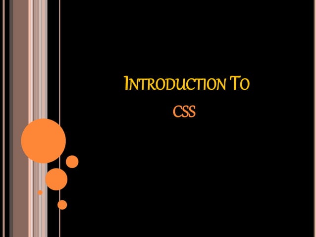 introduction to CSS | PPT