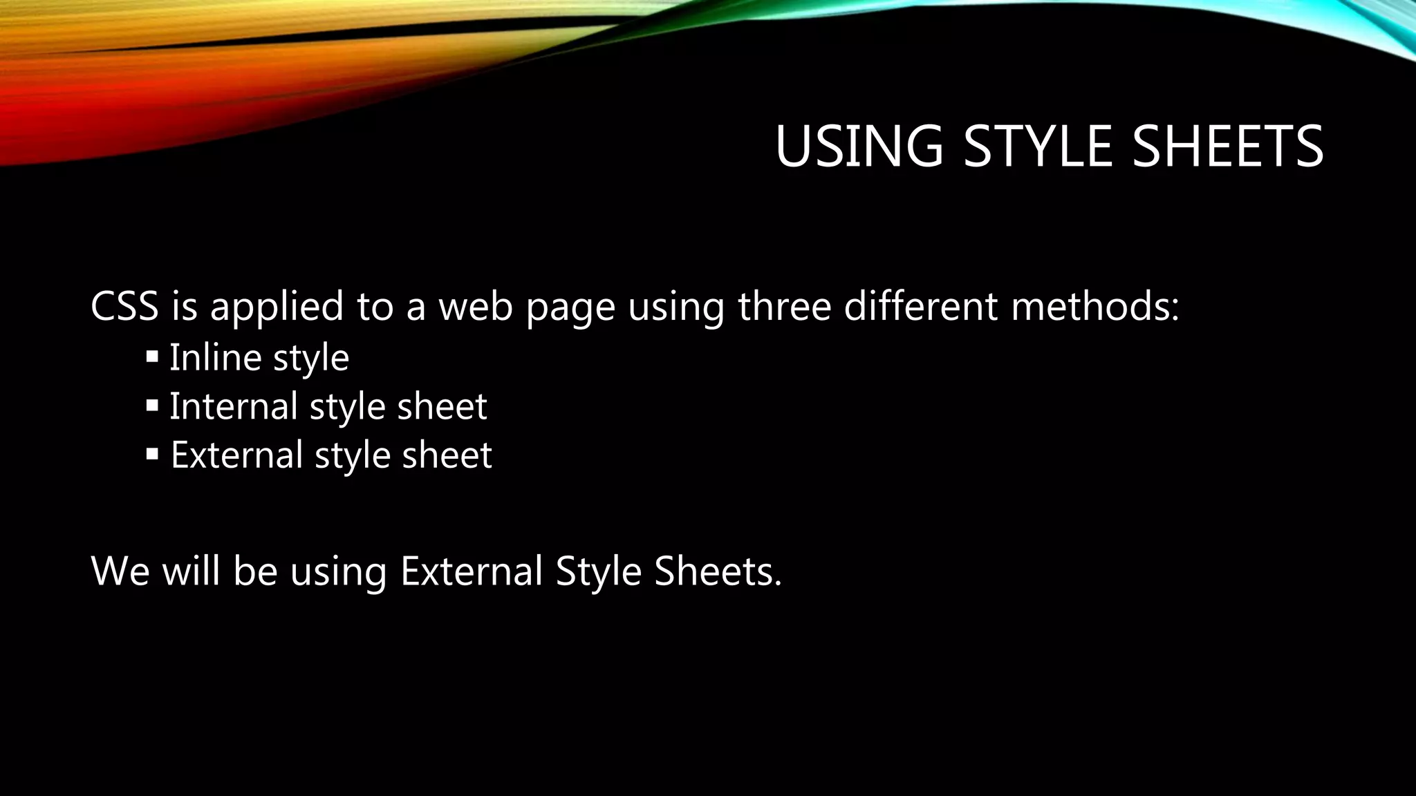Introduction to CSS | PPT