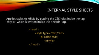 Introduction to CSS | PPT