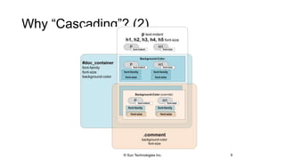 Why “Cascading”? (2)
9© Sun Technologies Inc.
 