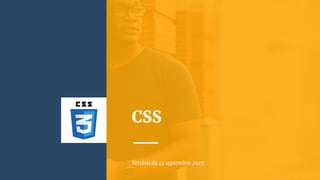 CSS
Version du 13 septembre 2017
 