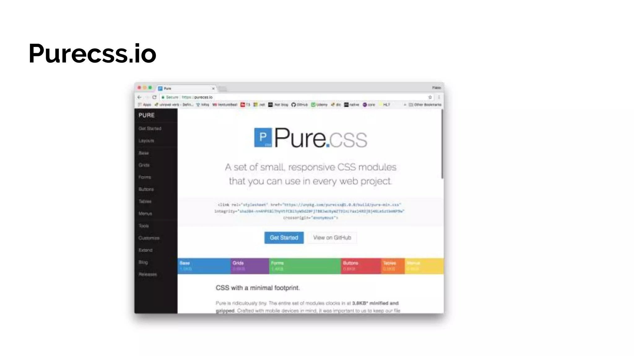 Purecss.io
 