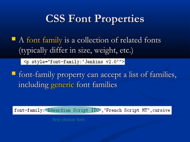 Cascading Style Sheet | CSS | PPT