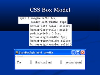 CSS Box ModelCSS Box Model
 