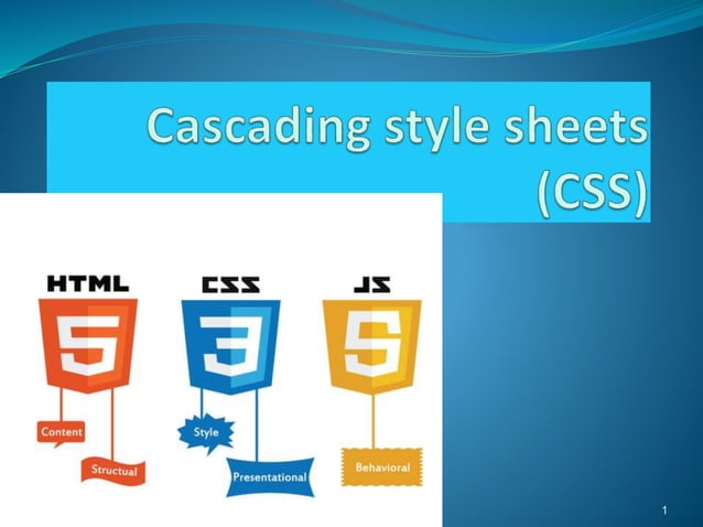 CSS (Cascading Style Sheet) | PPT