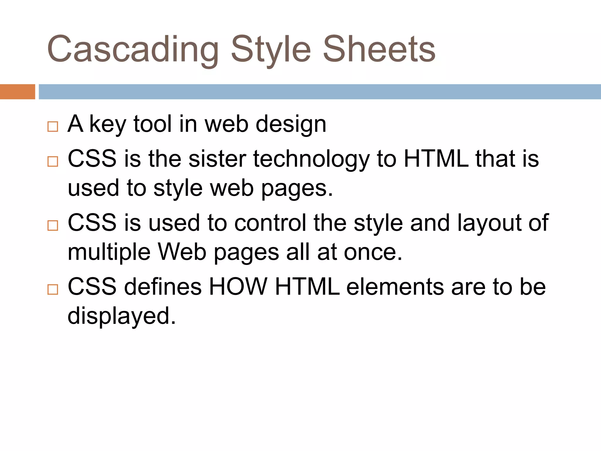 Introduction to CSS | PPT