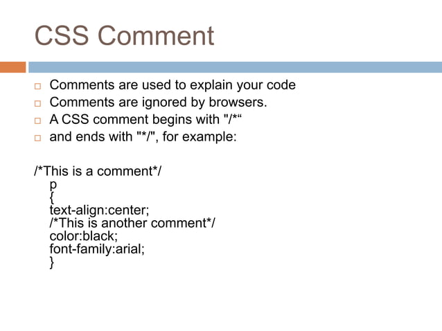 Introduction to CSS | PPT