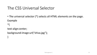 CSS | PPT