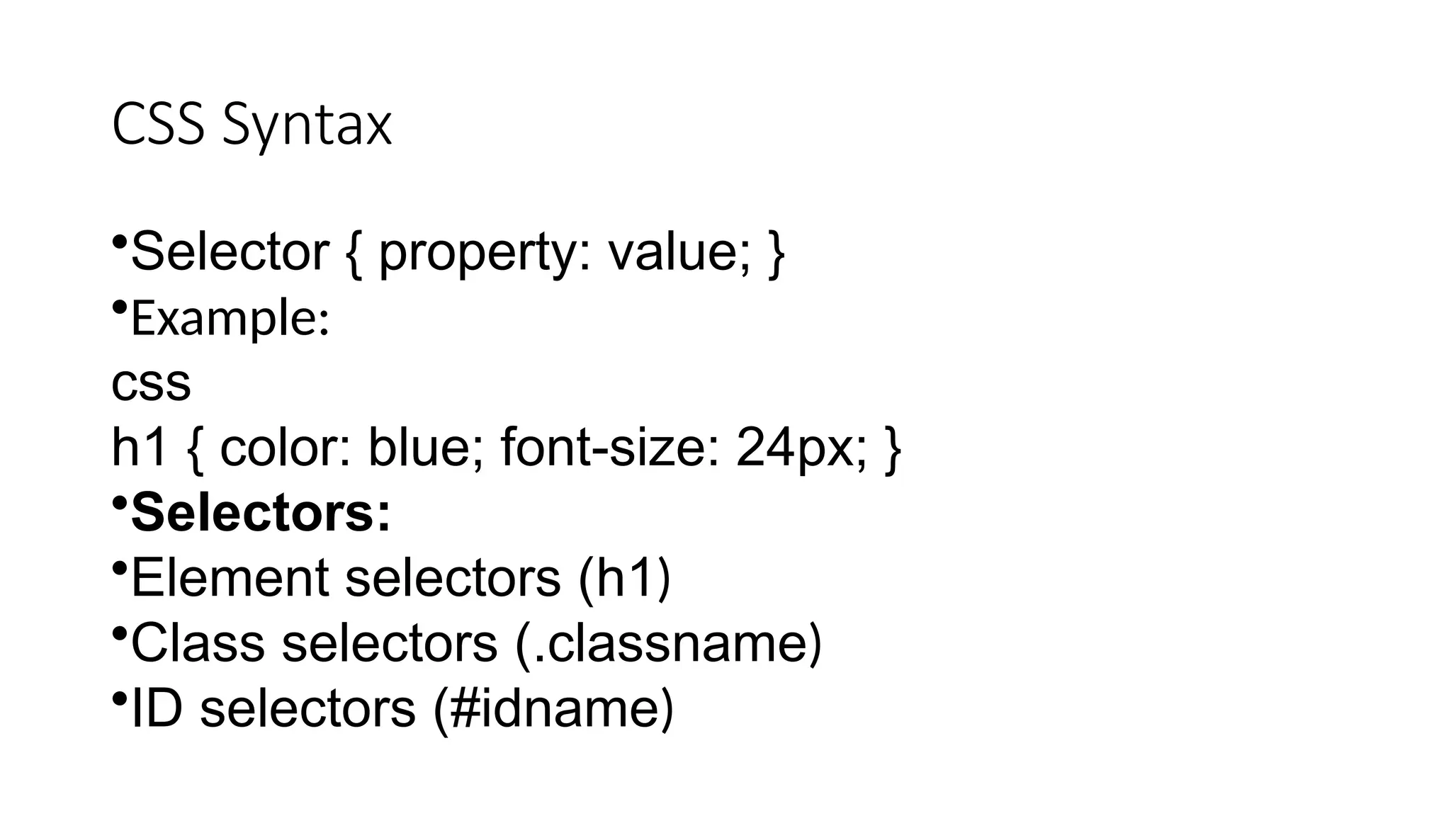 css basics for designs in html: introduction | PPT