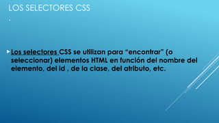 CSS, o Hojas de Estilo en Cascada, es un lenguaje utilizado para ...