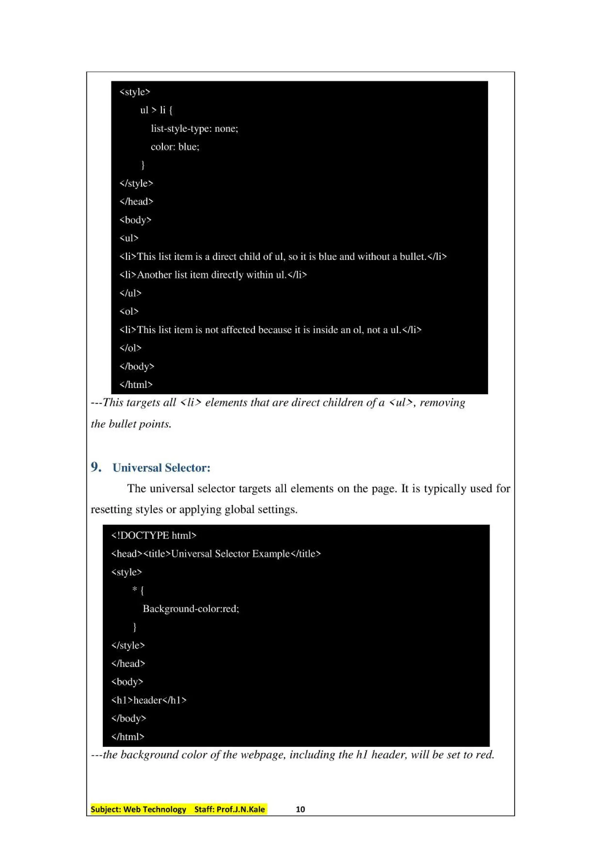 Comprehensive Guide to Cascading Style Sheets (CSS)
