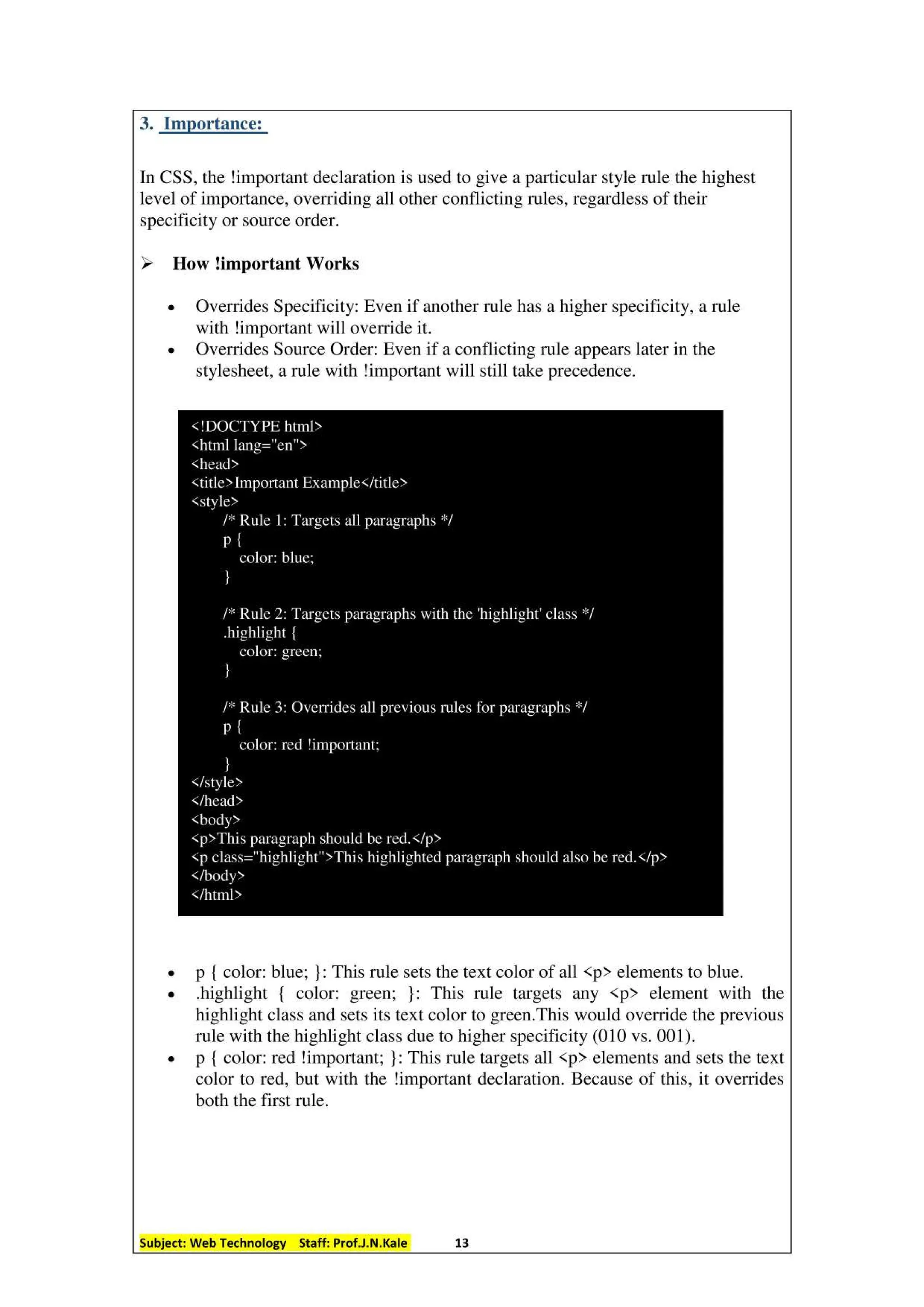 Comprehensive Guide to Cascading Style Sheets (CSS)