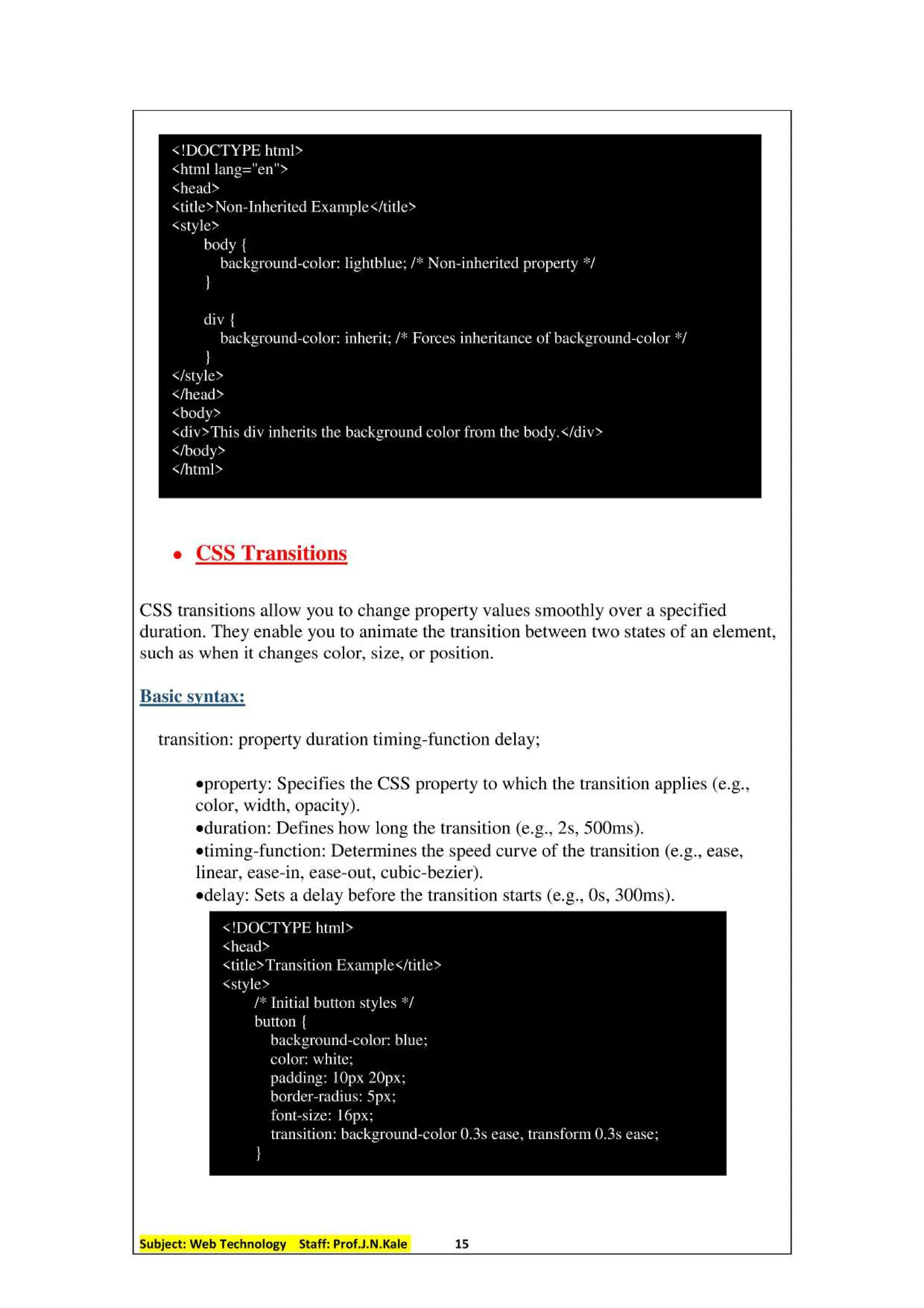 Comprehensive Guide to Cascading Style Sheets (CSS)