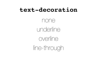 Line Through Css Styling CSS Dasar #5 : Text Styling | PDF