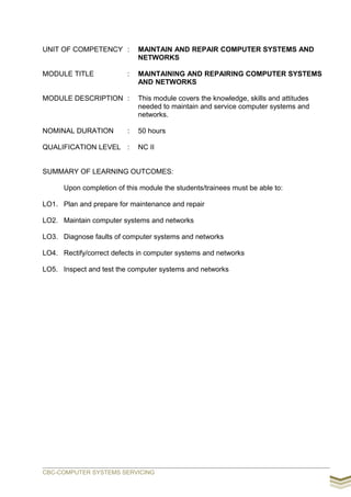 Maintain Computer System Css CSS CBC | PDF