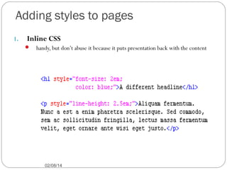 Css class-01 | PPT