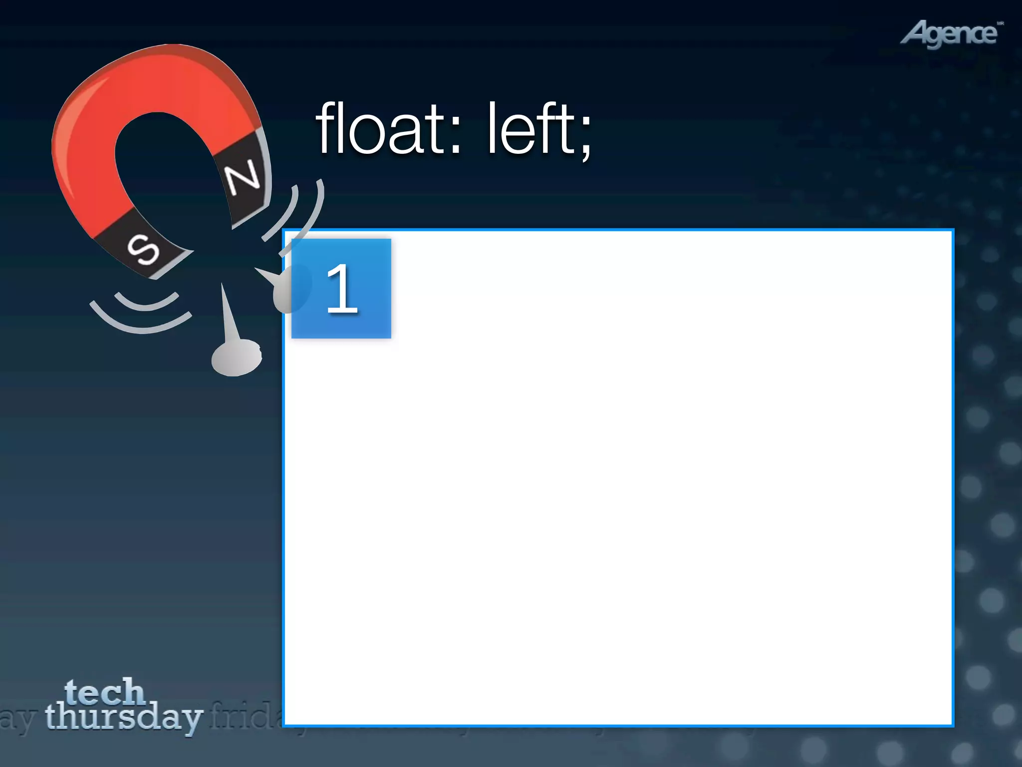 ﬂoat: left;

1
 