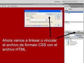 Ahora vamos a linkear o vincular el archivo de formato CSS con el archivo HTML 