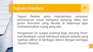 Materi PWPB Kelas XI RPL - Flexible Box CSS | PPT