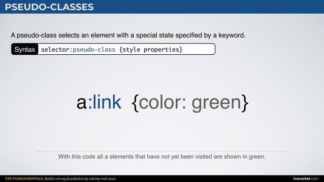 9 Learn Css Fundamentals Pseudo Classes Ppt 9 Learn Css Fundamentals Pseudo Classes Ppt