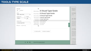 CSS FUNDAMENTALS: Build a strong foundation by solving real cases inarocket.com
TOOLS: TYPE SCALE
 