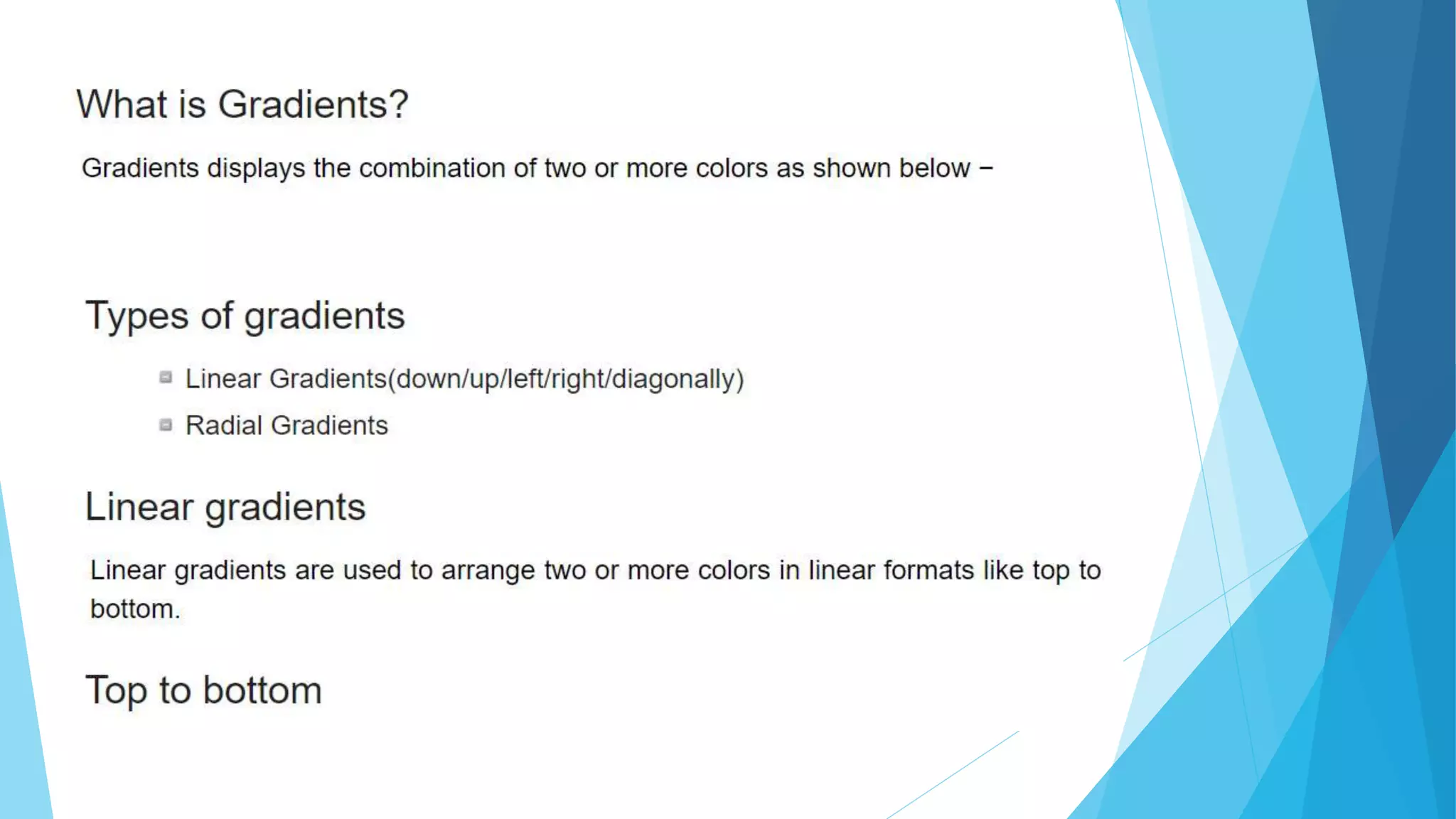 Css gradients | PPT