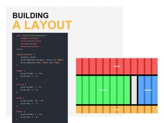 Introducing CSS Grid | PPTX | Technology & Computing