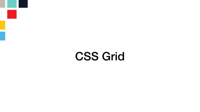 CSS Grid | PPT