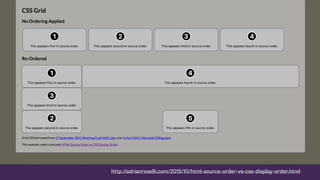 http://adrianroselli.com/2015/10/html-source-order-vs-css-display-order.html
 