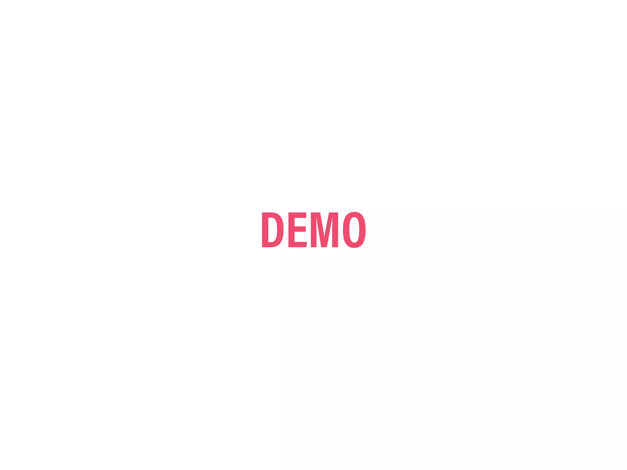 DEMO
 