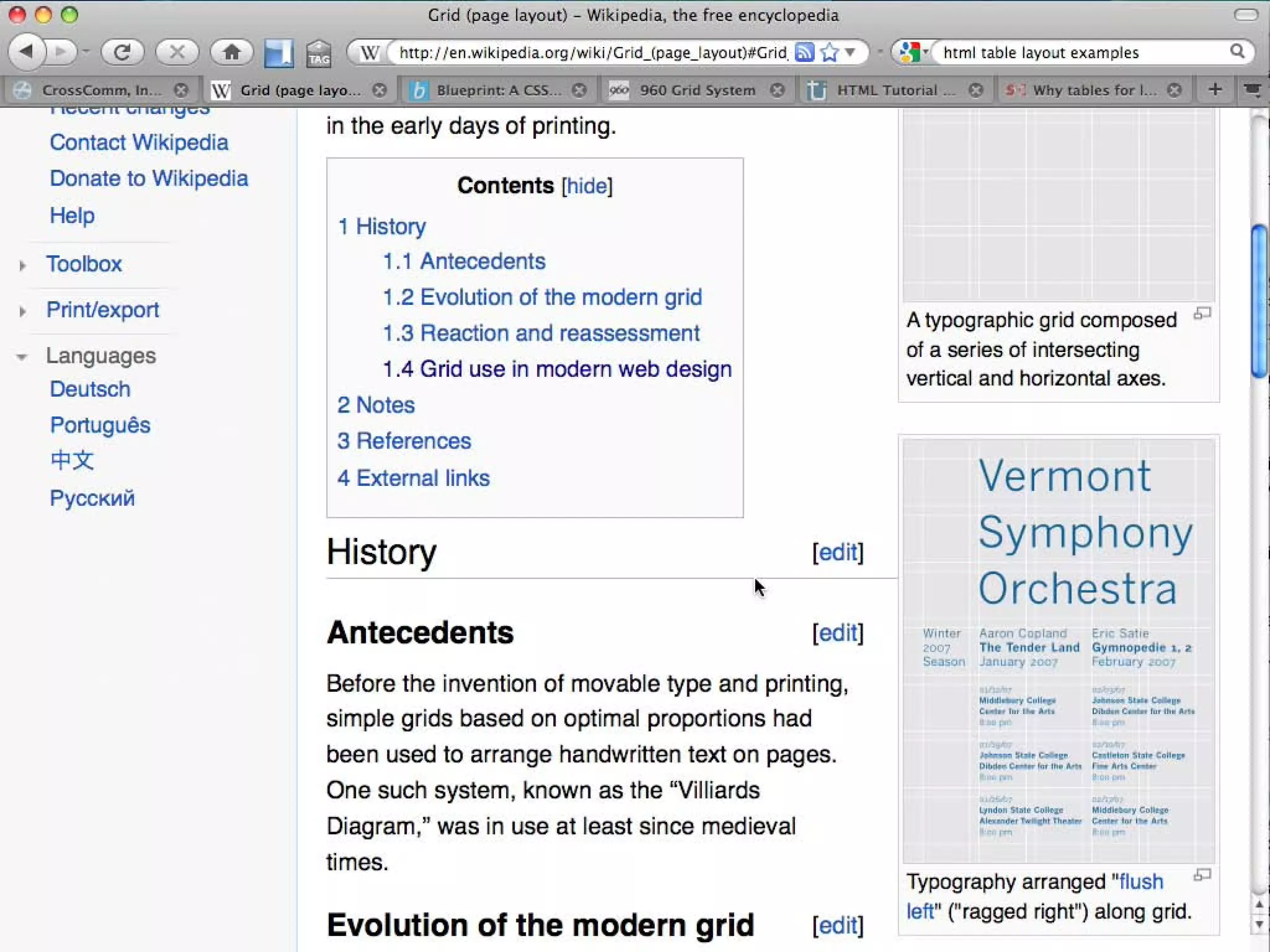 CSS Grid Layout w/ Blueprint CSS