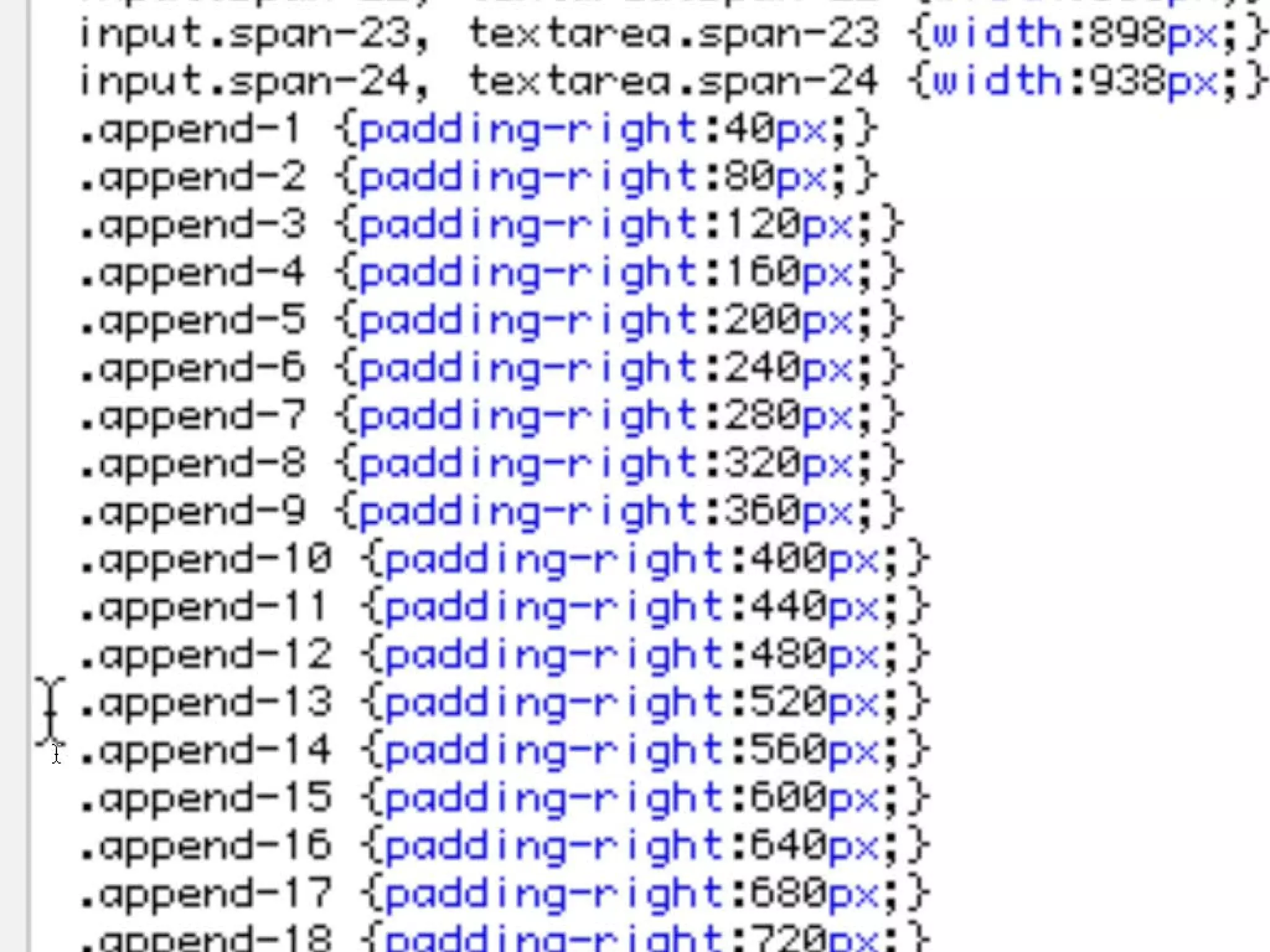 CSS Grid Layout w/ Blueprint CSS