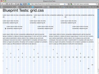 CSS Grid Layout w/ Blueprint CSS 