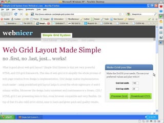 CSS Grid Layout w/ Blueprint CSS 
