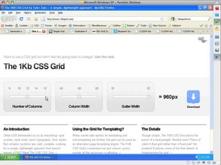 CSS Grid Layout w/ Blueprint CSS 